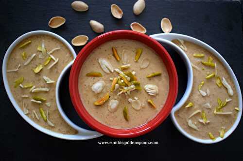 Diwali Special Gur Phirni | Phirni with Date Palm Jaggery - Rumki's Golden Spoon