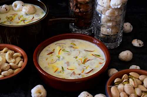 Makhane ki kheer recipe | Makhana ki kheer | Makhana kheer recipe | Vrat ka khana - Rumki's Golden Spoon