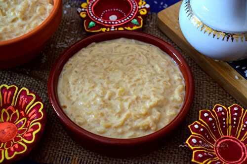 Nolen Gurer Payesh | Rice Kheer Recipe - Rumki's Golden Spoon