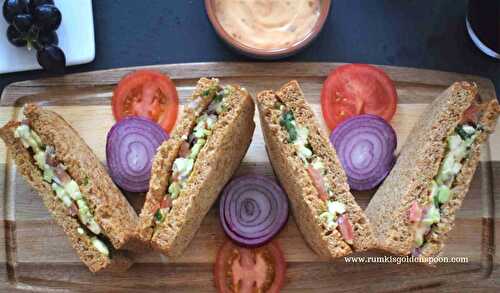 Quick and Easy Vegan Avocado Toast Sandwich - Rumki's Golden Spoon