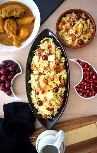 Restaurant Style Kashmiri Pulao | Rice Pilaf Recipe Easy - Rumki's Golden Spoon