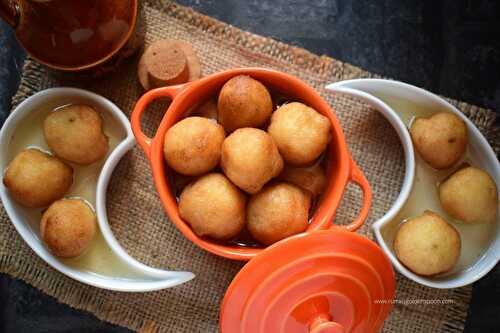 Rosh bora recipe | Bengali rosh bora | Bengali sweet recipe | Bengali pitha - Rumki's Golden Spoon