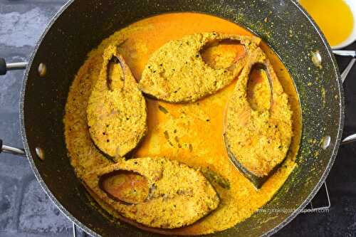 Shorshe ilish | Ilish shorshe recipe | Shorshe ilish bengali recipe | Ilish macher recipe - Rumki's Golden Spoon