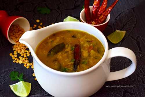 South Indian Style Toor Dal | Arhar Dal recipe | Thuvaram Paruppu - Rumki's Golden Spoon