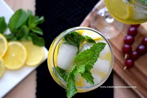 The Perfect Pineapple Mojito | Non-Alcoholic | Mocktail - Rumki's Golden Spoon