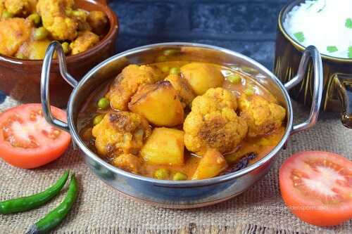 Aloo phulkopir dalna | Aloo phulkopir tarkari recipe | Bengali cauliflower potato curry