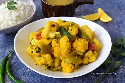 Phulkopir bati chorchori | Bati chorchori recipe | Bengali cauliflower potato curry