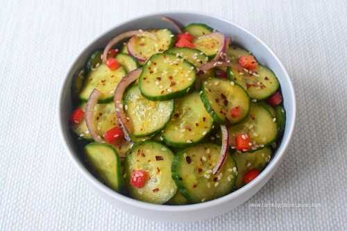 Asian cucumber salad | Crunchy Asian cucumber salad | How to make Asian cucumber salad