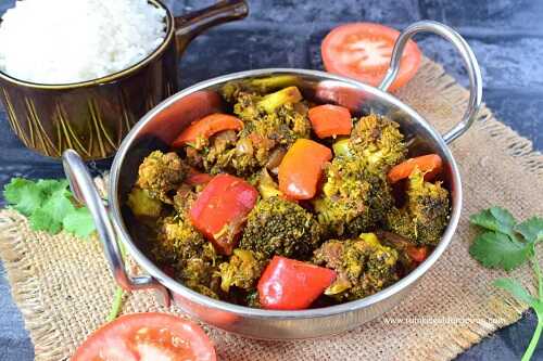 Kadai broccoli | Broccoli Indian recipes | Broccoli Indian curry