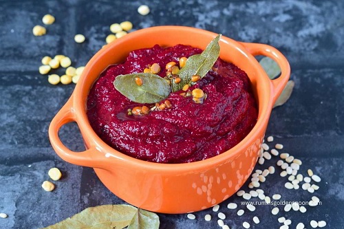 Beetroot pachadi | Beetroot chutney | How to make beetroot chutney