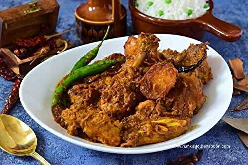 Chicken Kosha recipe | Kosha Murgir Mangsho | How to make Chicken Kosha