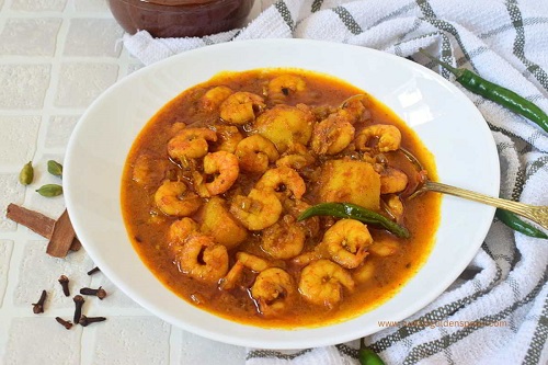 Chingri macher jhol | Bengali prawn curry | Chingri macher dalna