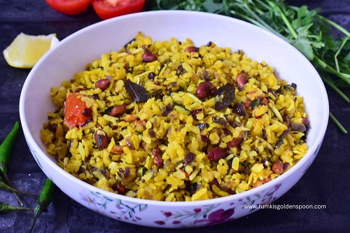 Poha upma recipe | Aval upma | How to make aval upma