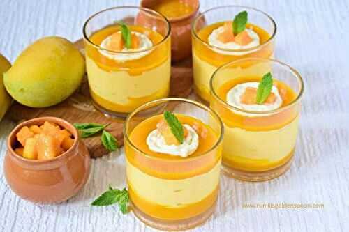 Eggless mango mousse | Mango mousse recipe | How to make mango mousse