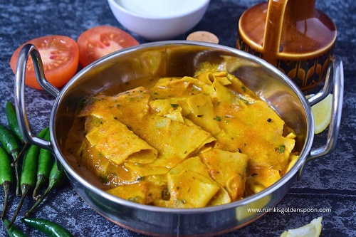 Rajasthani papad ki sabji | Papad ki sabzi recipe | How to make papad ki sabji