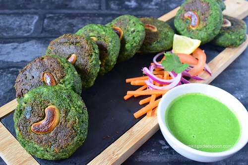 Hara bhara kabab | Veg hara bhara kabab | Veg green kabab