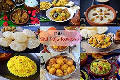 Top 10 Kali puja recipes | Kali puja bhog | Kali puja food