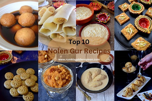 Top 10 recipes with nolen gur | Nolen gurer misti | Date palm jaggery recipes