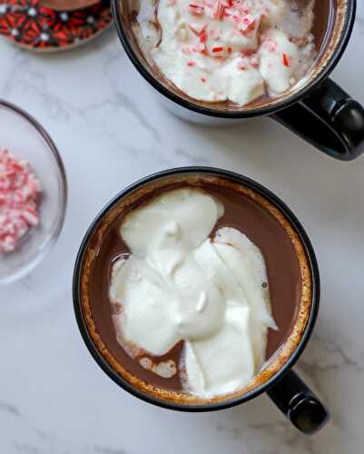 Decadent Dark Hot Chocolate