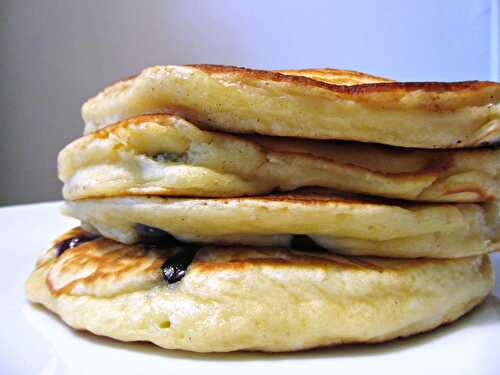 Blueberry Ricotta Pancakes - Salt and Wild Honey