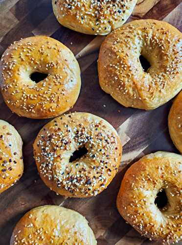Homemade Bagels - Salt and Wild Honey