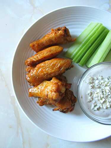 Oven Baked Buffalo Chicken Wings - Salt and Wild Honey