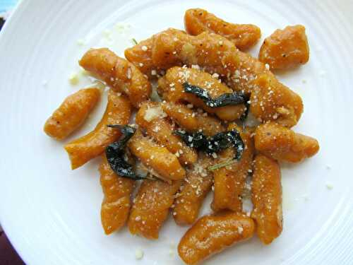 Pumpkin Gnocchi with Sage Butter Sauce - Salt and Wild Honey