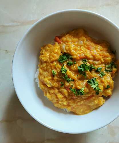 Vegan Red Lentil Curry - Salt and Wild Honey