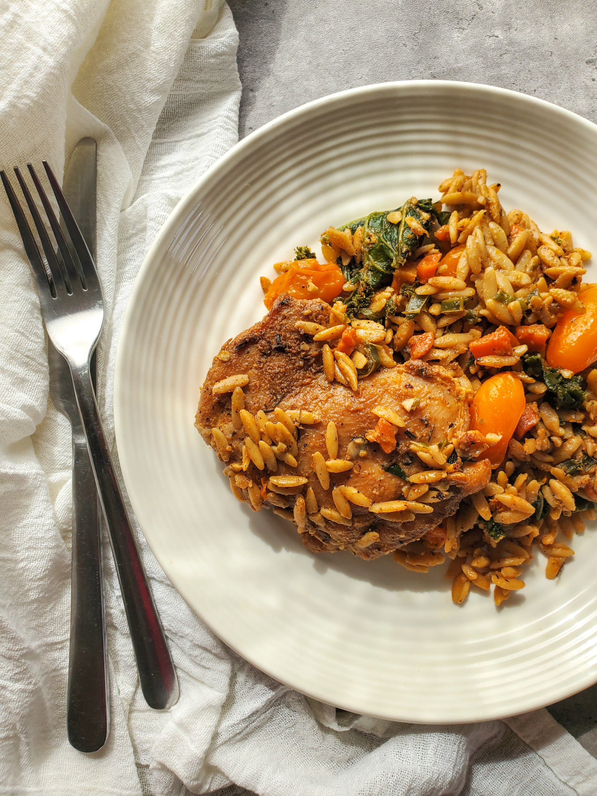 Vegetable Medley Orzo with Chicken