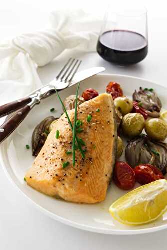 Baked Arctic Char with Vegetables