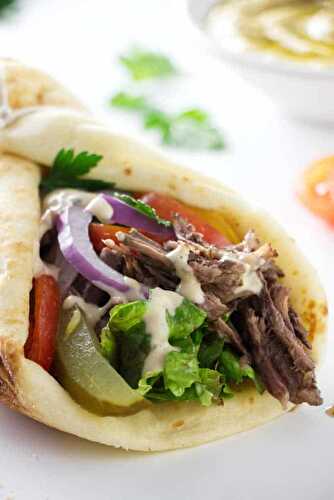 Beef Shawarma Sandwich