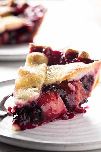 Blackberry Peach Pie