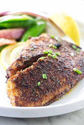 Blackened Tilapia