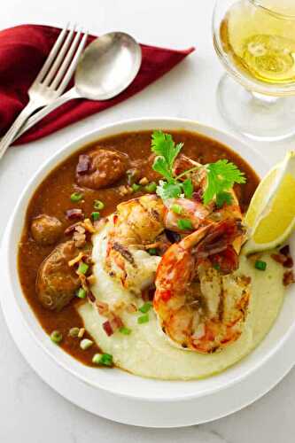 Cheesy Shrimp and Grits