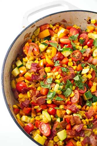 Corn Succotash without Beans