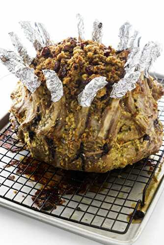 Crown Pork Roast with Stuffing