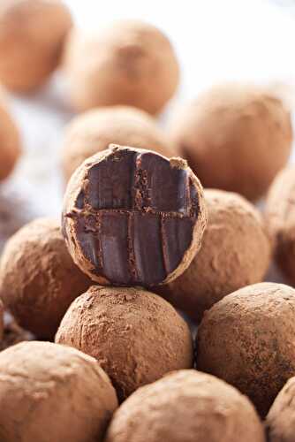 Dark French Chocolate Truffles