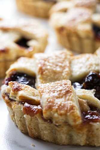 Dried Cherry Tarts with Pears