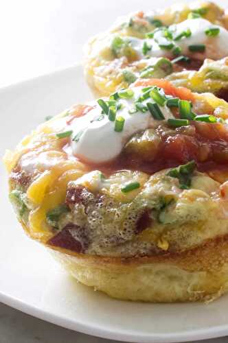 Egg Muffin Cups with Turkey Bacon