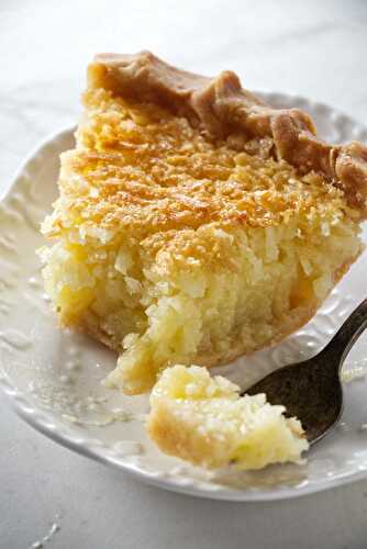 French Coconut Pie