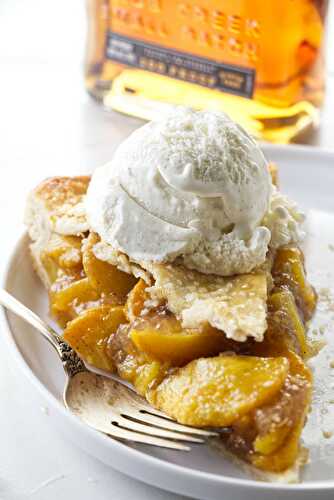 Fresh Peach Pie with Brown Butter and Bourbon