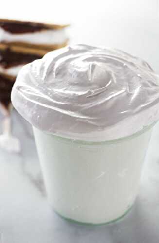Homemade Marshmallow Cream