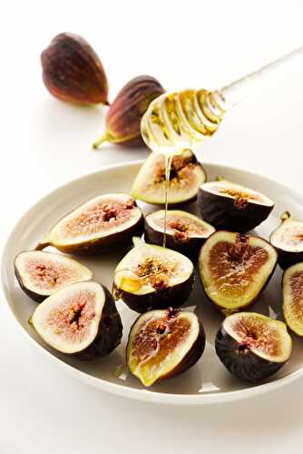 Honey Caramelized Figs with Crème Fraîche