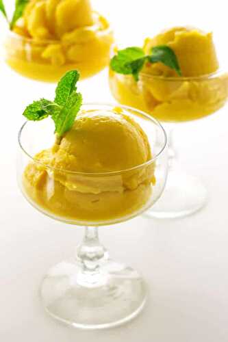 Mango "Ice Cream" a Healthy Fat Free Treat