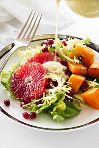 Mixed Green Salad with Blood Orange
