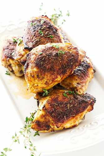 Oven Roasted Chicken Thighs
