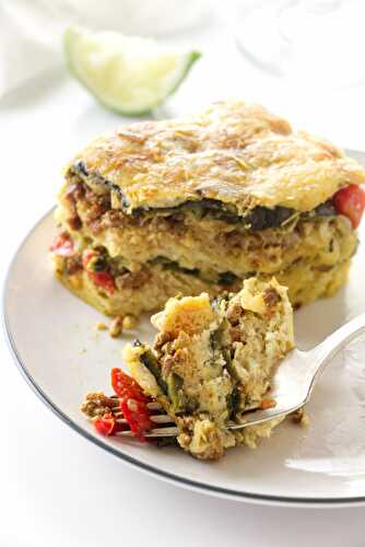 Poblano Chorizo Strata