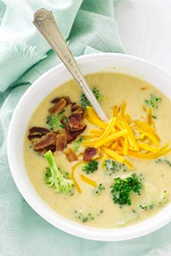 Potato Broccoli Cheddar Soup