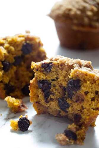 Pumpkin Chocolate Chip Muffins