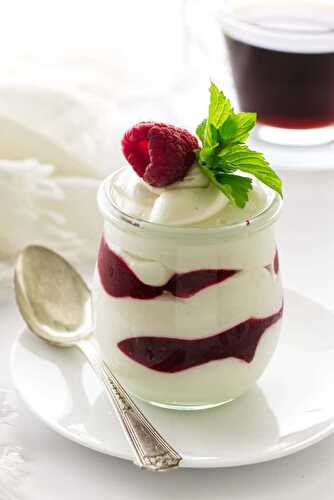 Raspberry White Chocolate Mousse